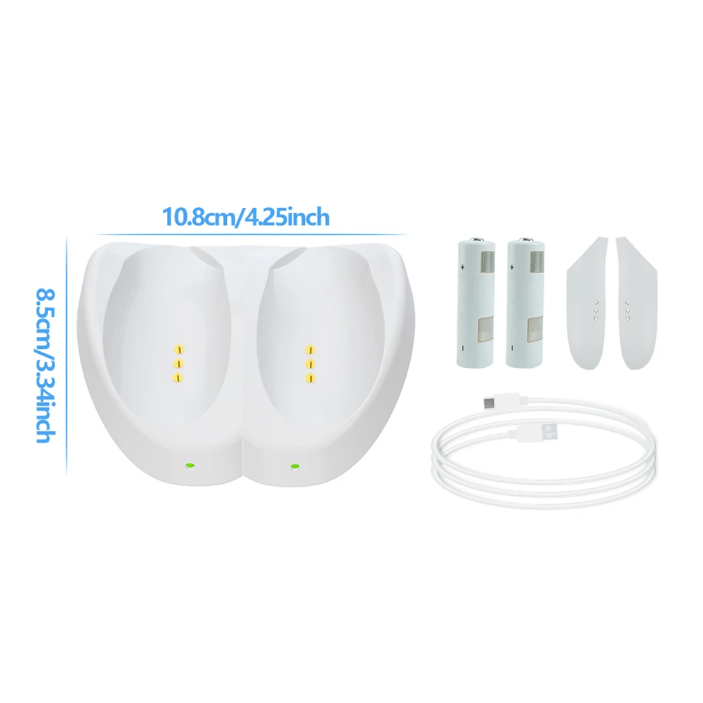 حامل محطة شحن وحدة التحكم 20 وات حامل عرض شحن سريع مع مؤشر LED لـ Oculus/Meta Quest 3 لـ Oculus Quest 3