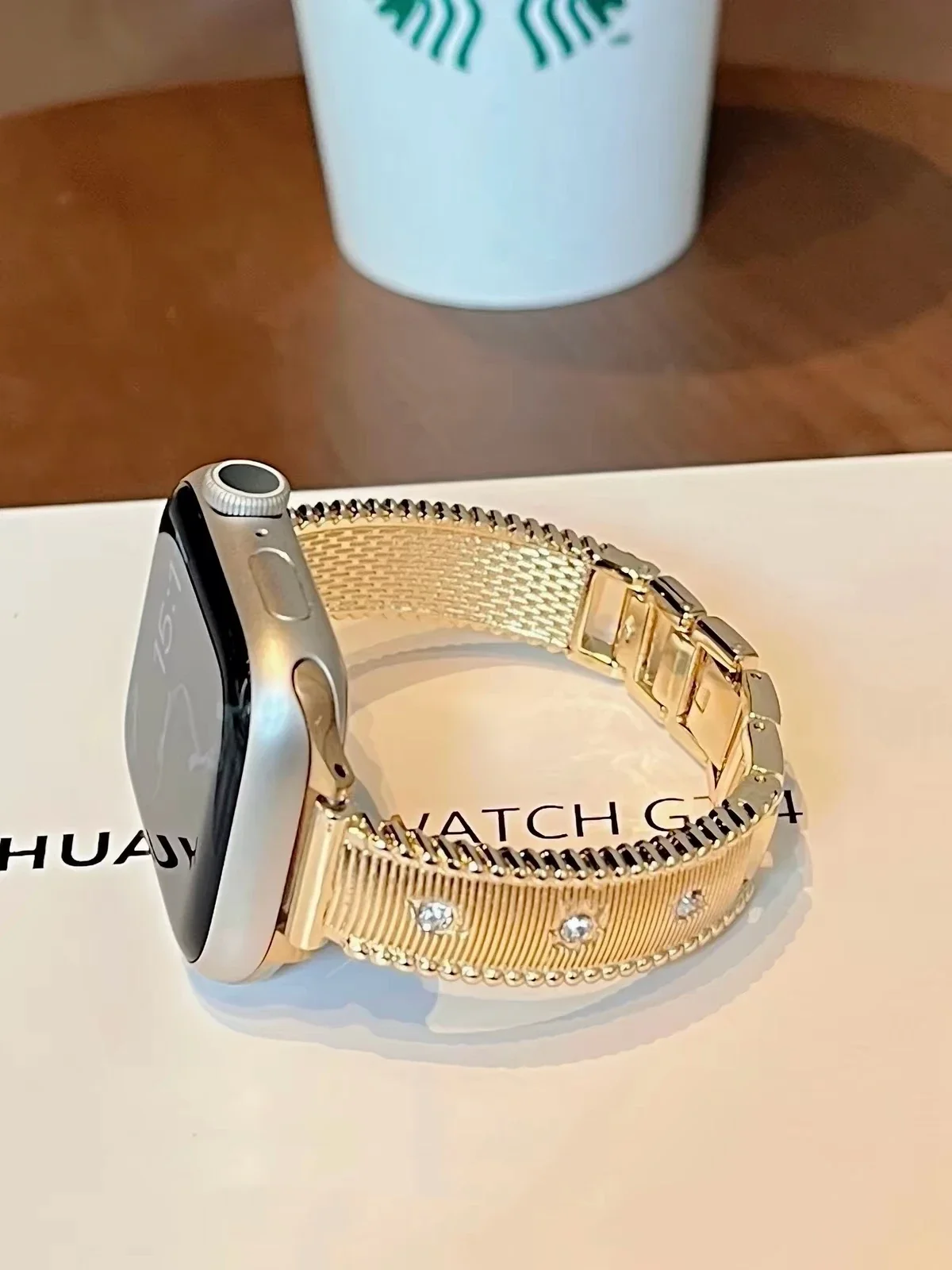 Advanced Bling Metal Strap for Apple Watch Band Women Series 12/11/8/7/6/10/9 40mm 41mm 38mm 42mm 44mm 45mm 46mm