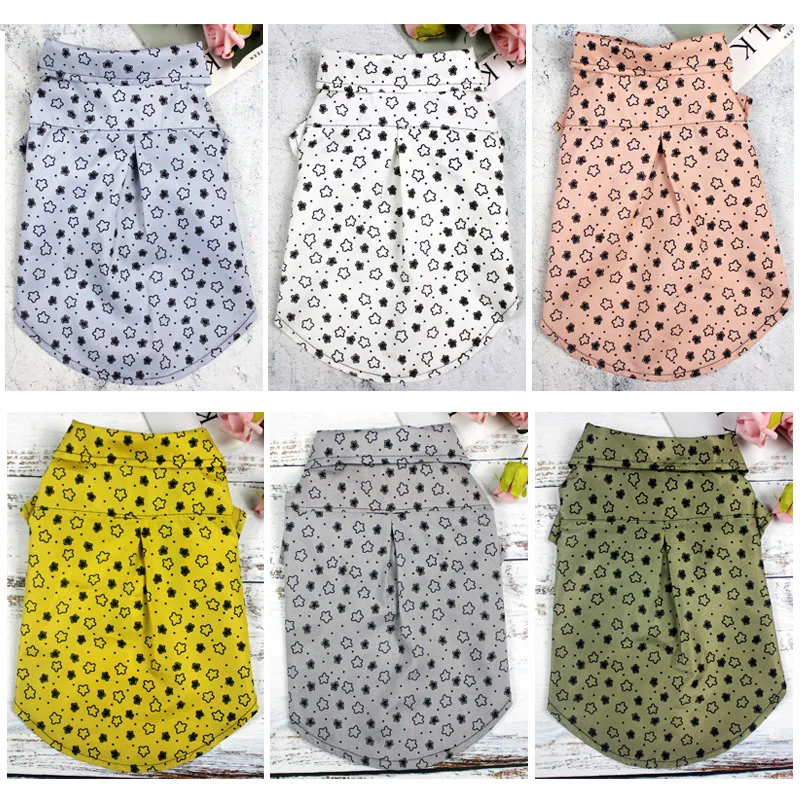 Summer Small Spring Dog Overalls T-Shirt For Dog Dog Jacket Chihuahua Dress Summer Pet Dog Clothes 2xl Removes Hairs Cat Clothes