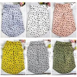 Summer Small Spring Dog Overalls T-Shirt For Dog Dog Jacket Chihuahua Dress Summer Pet Dog Clothes 2xl Removes Hairs Cat Clothes