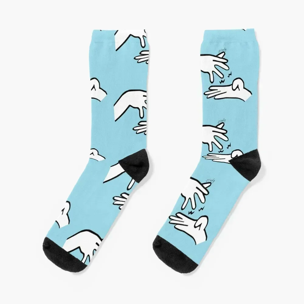 ASL Study Socks summer funny sock floral Socks Woman Men's