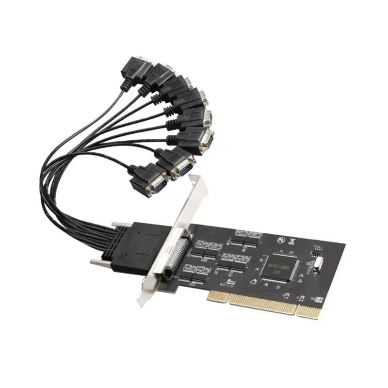 PCI to 8 RS232 Serial Port Expansion Card Enhances Accuracy and Stability Dropship