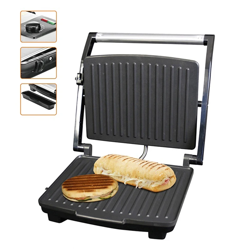 Steak Oven SK-202 Sandwich maker 2000W Household oven Stainless steel Multi-function toaster High-power Double-sided heating