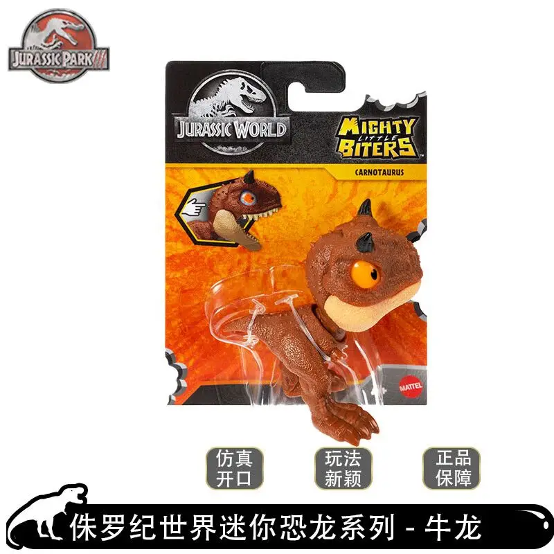 2025 ใหม่ Mattel Jurassic World Action Figures MINI Finger ไดโนเสาร์รุ่น Movable ปากของเล่นคอลเลกชันเด็กของขวัญวันเกิด