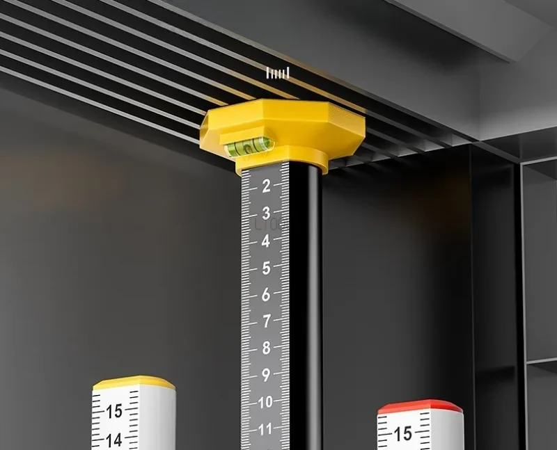 Light Steel Keel Suspended Ceiling Leveling Special Ruler Equal Height Level Ruler Dual Purpose Magnetic Wall Past Tile Lay Tool