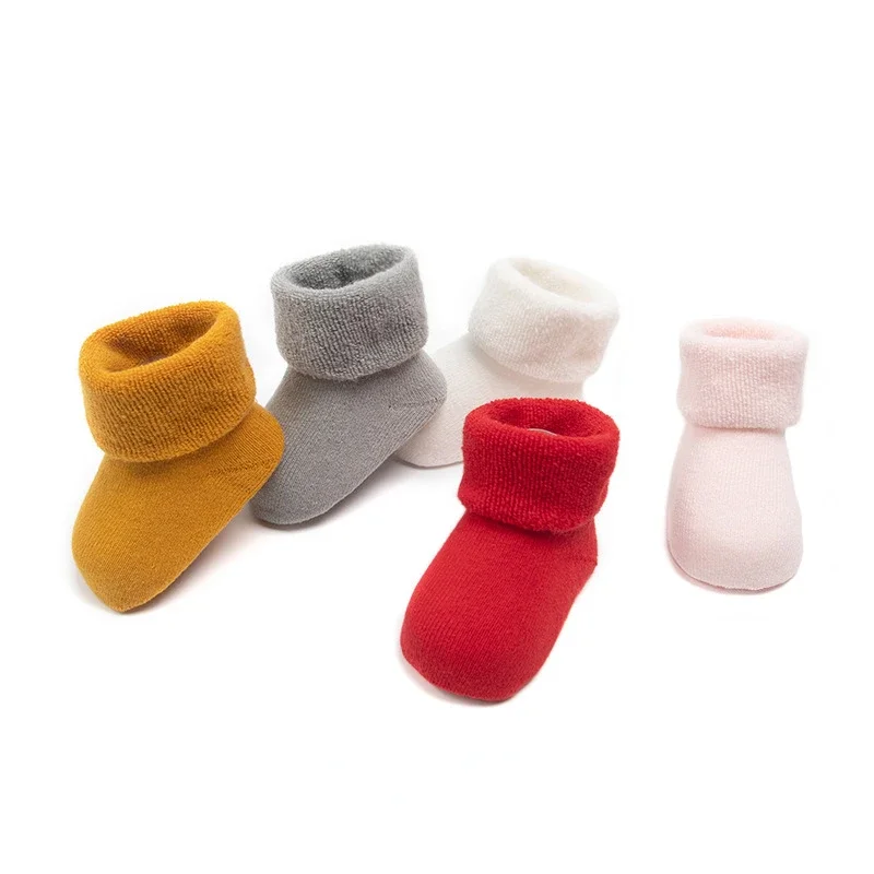 Thicken Baby Socks Autumn Winter Cotton Socks Warm Toddler Boy Girls Thermal Floor Socks Newborn Children Clothing Accessories