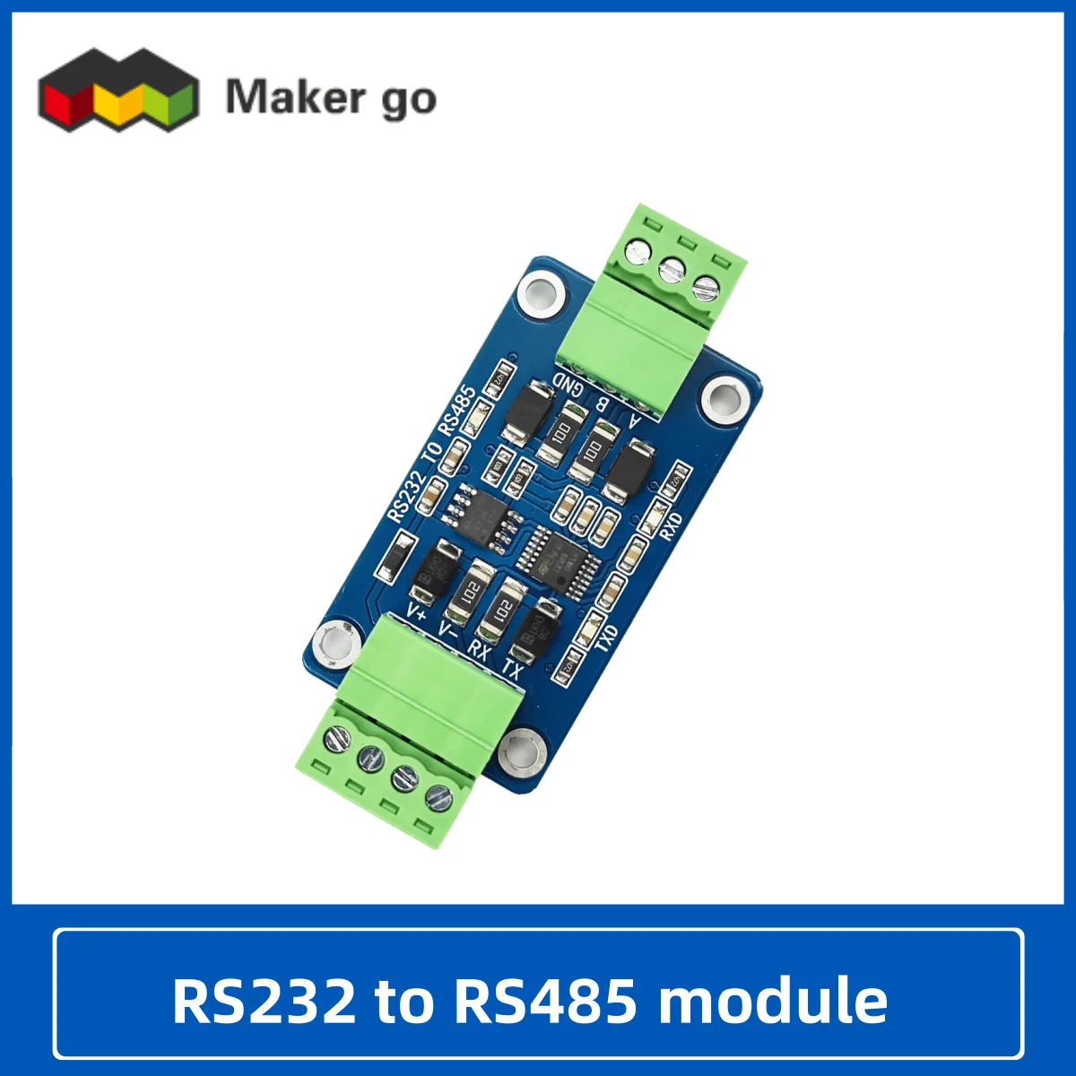 Serial port debugging assistant Industrial RS232 to RS485 module Serial port conversion module 3.3V or 5V power supply