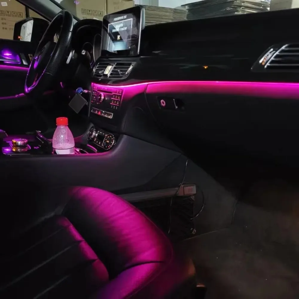 For Mercedes CLS/E/GLE/GLS/GL/ML-Class W218/W166 3 Color to 12 Color Ambient Light 12 Color Bo Tweeter W218 W212 Upgrade