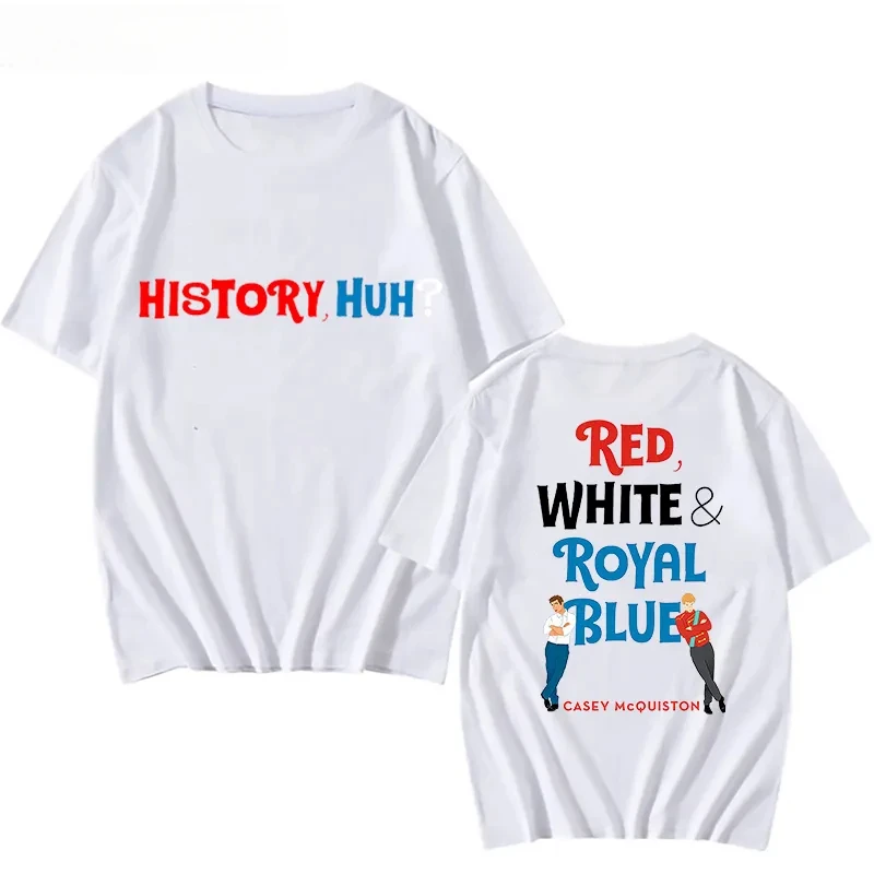 Red White and Royal Blue T-Shirts Woman Clothing Dedicated Shirt Y2k Tops Streetwear Tshirts Short Sleeve Tees T-shirt Clothes