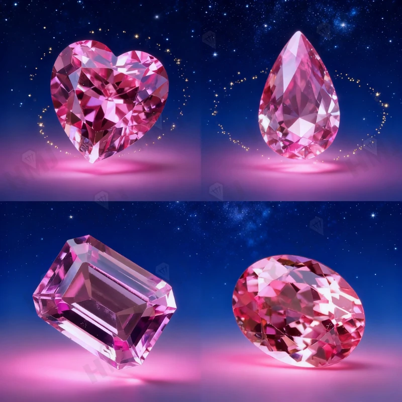 

Выращенный в лаборатории Padparadscha, свободный драгоценный камень, овальный/груша/изумрудный/сердце, AGL, выбираемый для изготовления ювелирных изделий, материалы, бусины, не выцветают