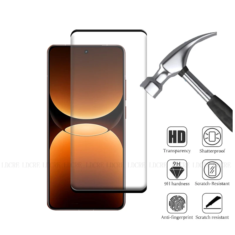 4Pcs For Realme GT 7 Pro Glass OPPO Realme GT 7 Pro Tempered Glass 9H HD Full Curved Protective Screen Protetor Realme GT 7 Pro