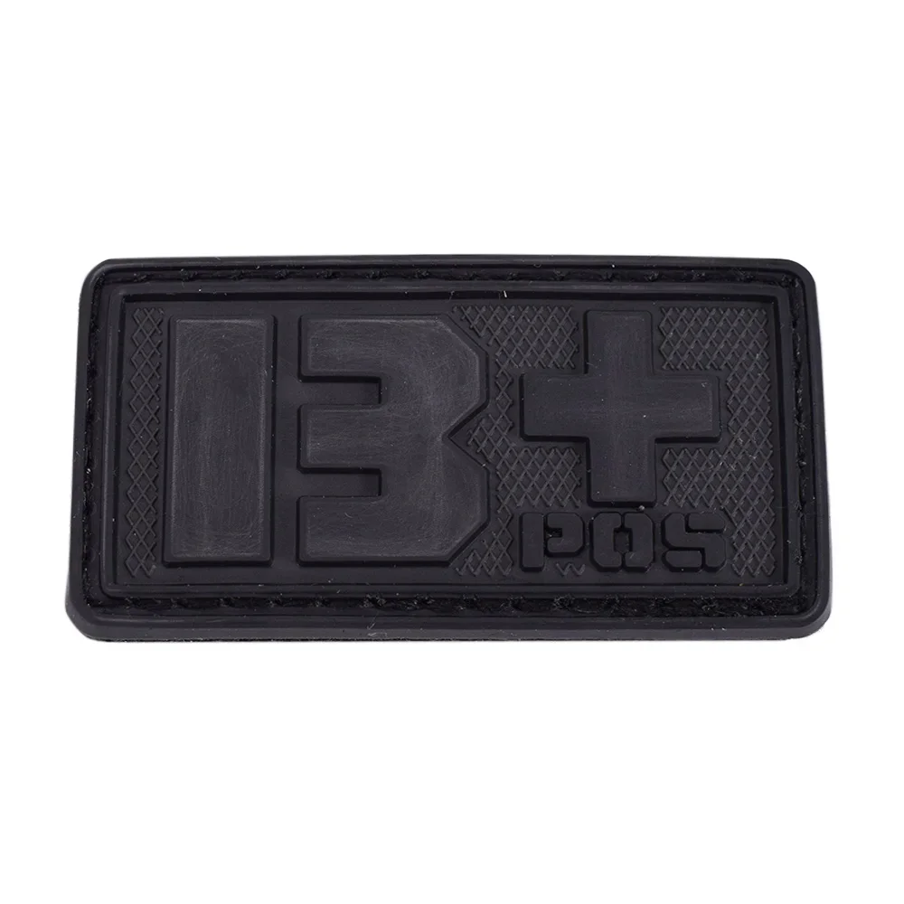 EMERSONGEAR PVC Blood Type Hex Patch Hunting Accessories Wargame Tactical Blood Patch Olive Green Black EM5515