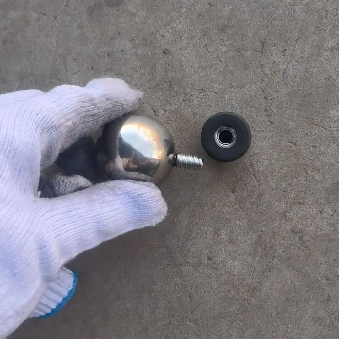 Picture 7: Stainless Steel Flagpole Ball Finial, 8mm Threaded Flag Pole Topper, Polished Flagpole End Cap for Telescopic Flagpole