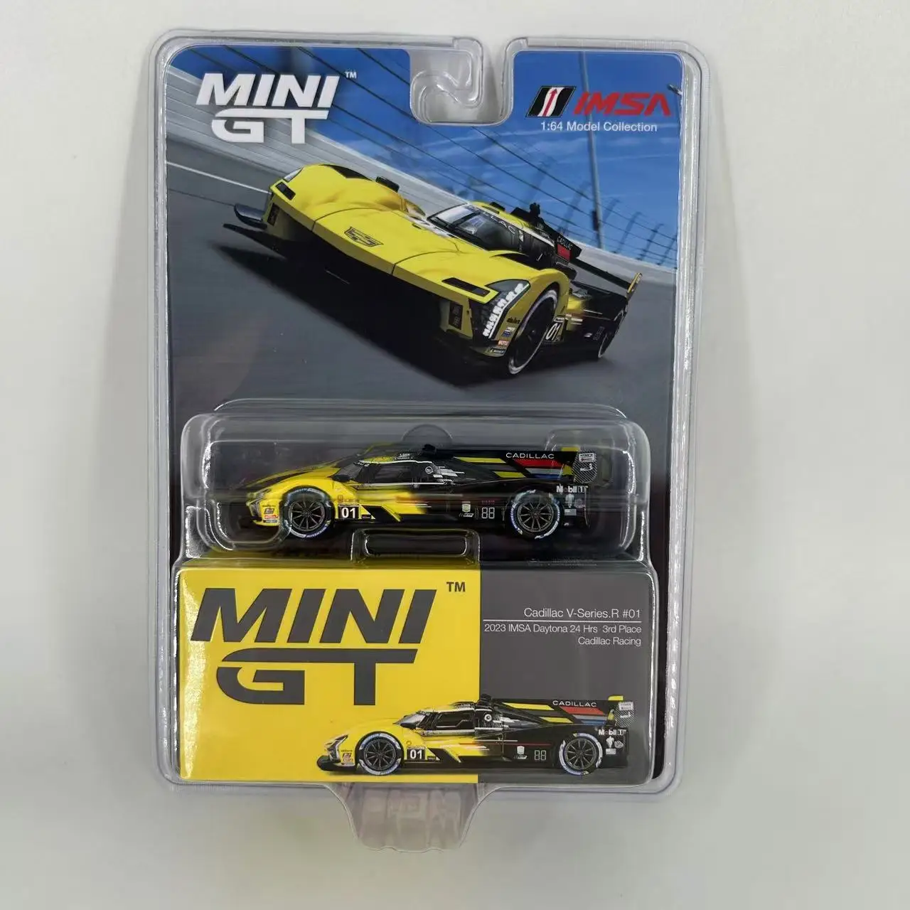 IN Stock MINIGT 1:64 Cadillac V-Series R #01 Alloy Car