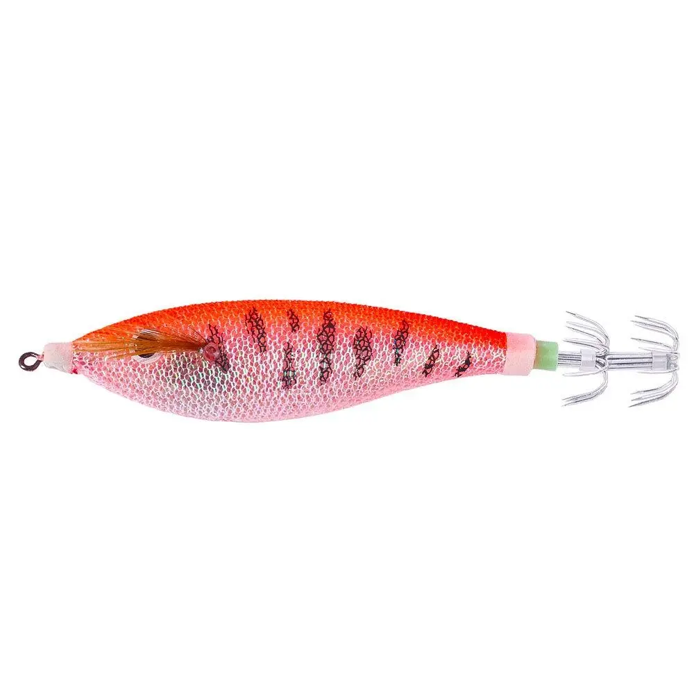 Long Distance Wood Shrimps Lures Luminous Artificial Luminous Squid Jig Simulation High Quality Octopus Lure Bass Fishing