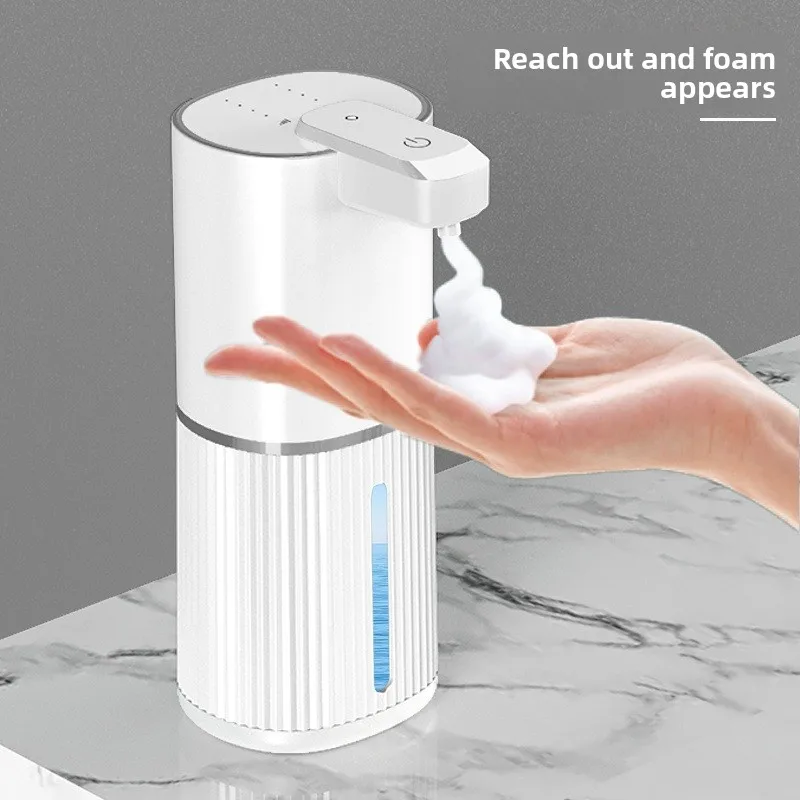 2025 New Upgraded Automatic Soap Dispenser Touchless Foaming Soap Dispenser 380ml USB Rechargeable Electric 4 Level Adjustable