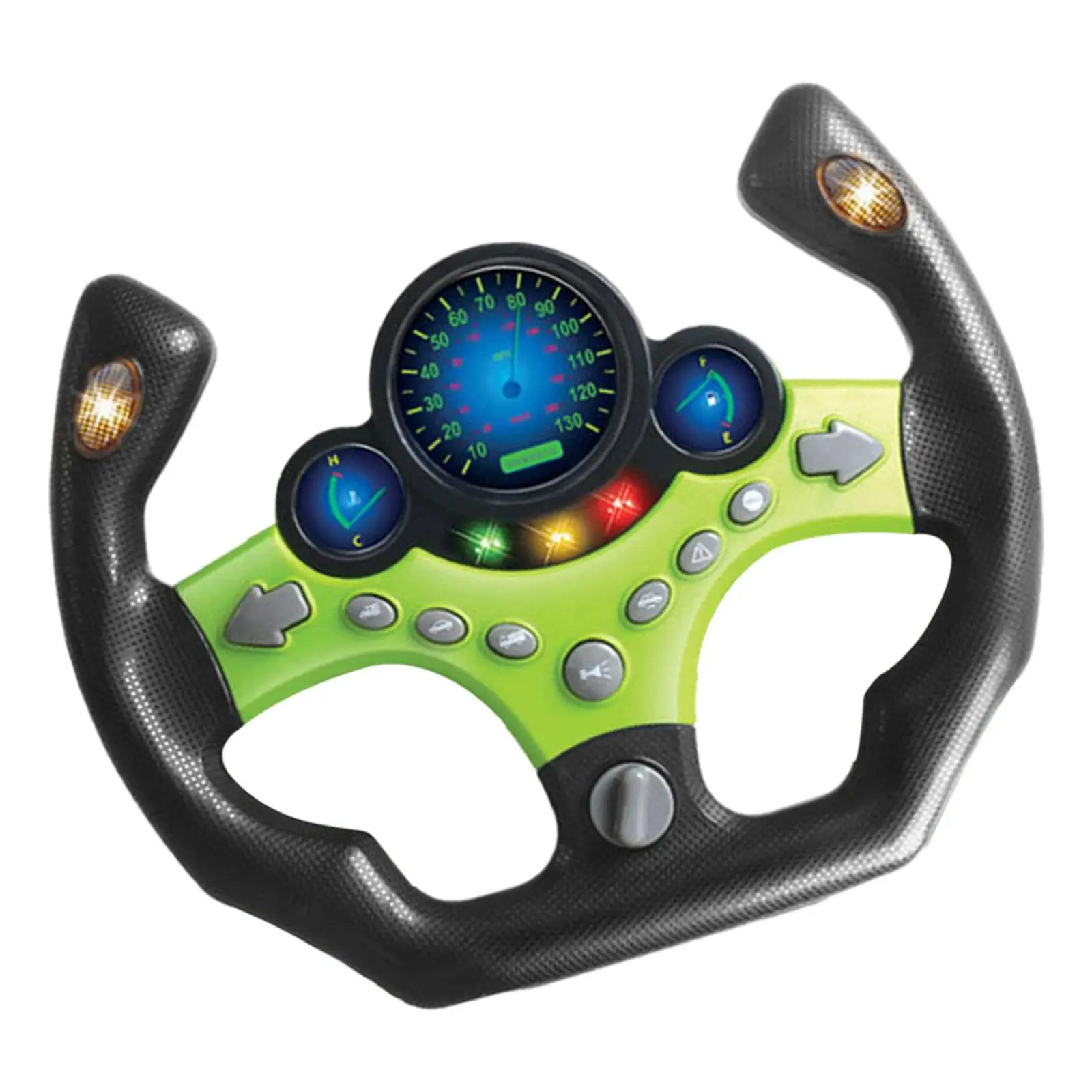 Infant Shining Eletric Simulation Steering Wheel Toy with Light Sound For Boys and Girls Early Educational Car Seat Toy