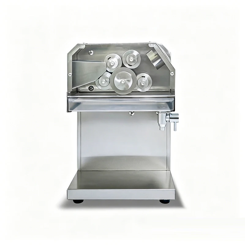 Electric Sugarcane Juicer, Commercial Roller-Press Juicer, Ideal for Beverage Shops, Fruit Shops, and Street Stalls 220V/110V