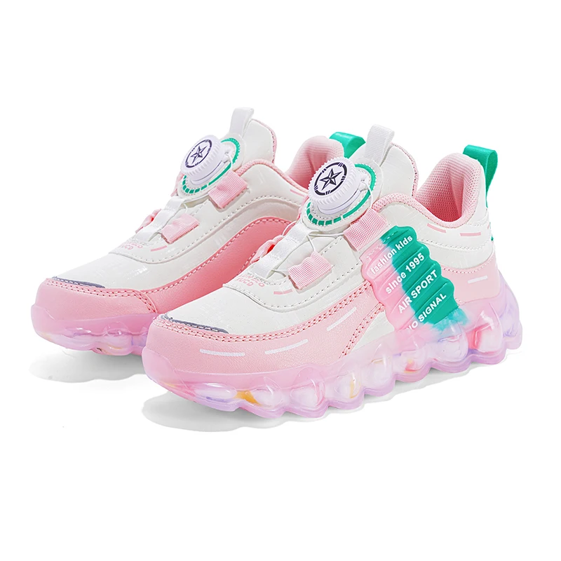 Neue rutschfeste Kinder-Turnschuhe aus Leder für Mädchen im Alter von 5 bis 16 Jahren, lässige Wanderschuhe, rutschfeste Kinder-Jungen-Sport-Lauf-Sneaker – Detail 16