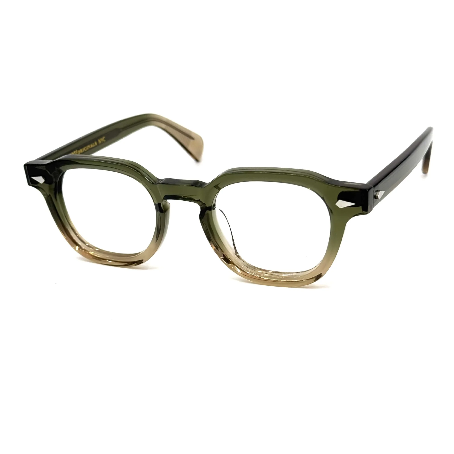 46mm DOLT Handmade Acetate Men Women Unisex Square Vintage Retro Eyeglasses Spectacle Frame Progressive Glasses|Belight