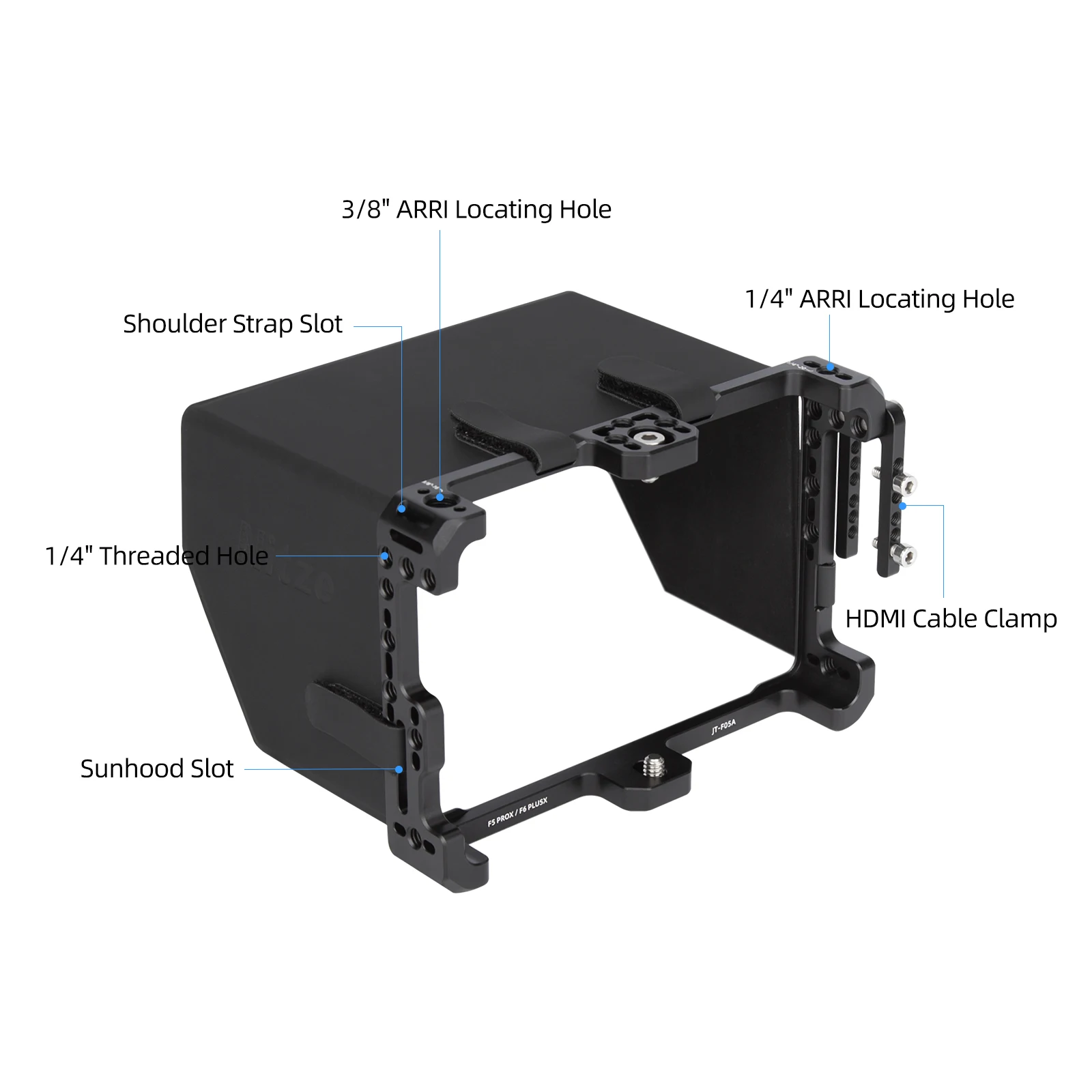 Nitze Cage Kit for Feelworld F6 PLUSX F6 PLUS F5 PRO F5 PROX