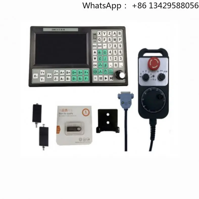 ANDUUK SMC5-5-N-N 5 Axis 6 Axis CNC Offline Controller Group 500KHz Motion Control System Emergency Stop Handwheel