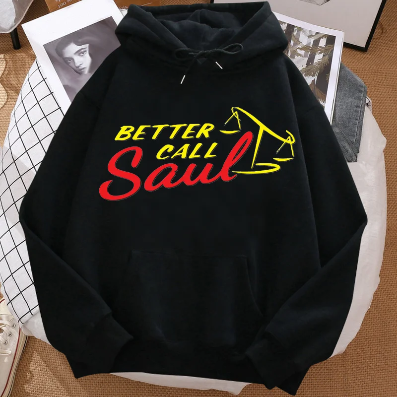 Better Call Saul Hoodies Women Ulzzang Grunge Y2k Aesthetic Female Spring and Autumn Pullover Thermal Hoodie Man Streetwear