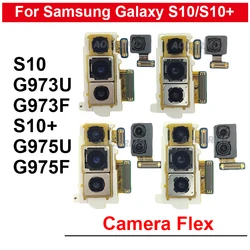 Front +Back Rear Camera Flex Cable Replacement Parts For Samsung Galaxy S10 Plus S10+ G973U G973F G975U G975F