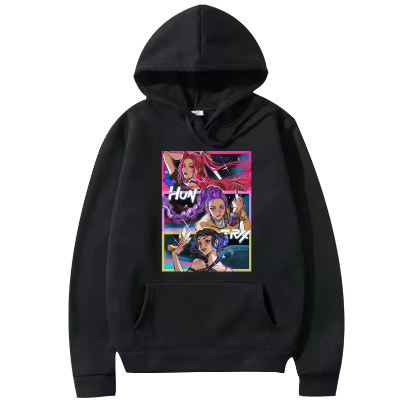 

K-Pop Demon Hunters Essential hoodie 2025 men women vintage Long sleeve Sweatshirt with print Graphics oversized hoodie unisex