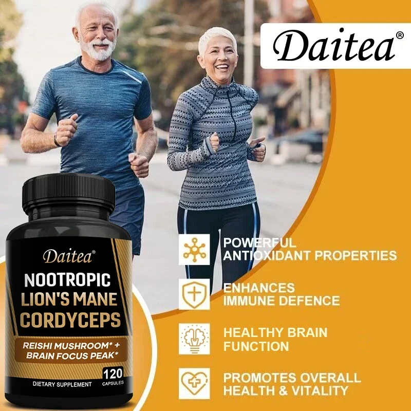 Nootropics - Memory, Reduce Brain Fog, Focus, Boost Thinking, Prevent Cognitive Decline, Reduce Energy and Stress