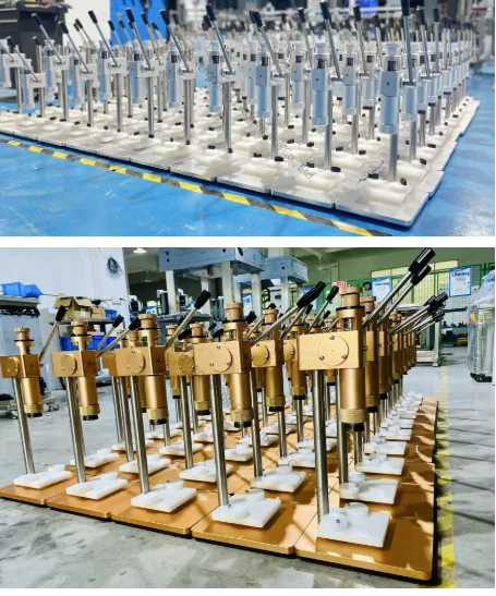 Bottle Piercing Machine Middle Set Machine Manual Perfume Bottle Grabbing Machine Dual-purpose Manual Perfume Glass Bottle Spray