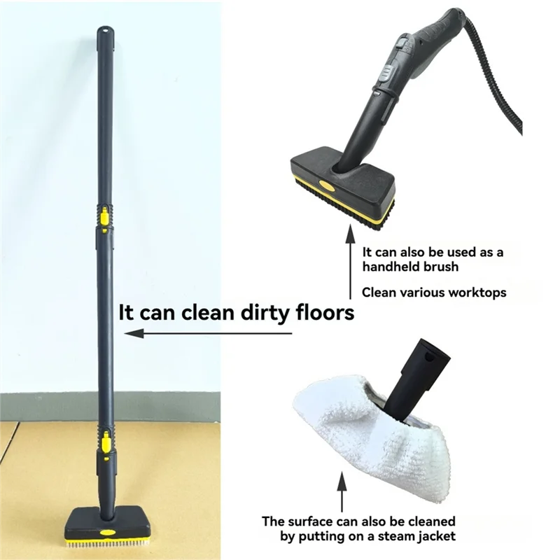 فرشاة بخار محمولة بديلة للتسليم لمدة 24 ساعة مع خرقة بخار لملحقات منظف البخار Karcher SC1 SC2 SC3 SC4 SC5 CTK1020