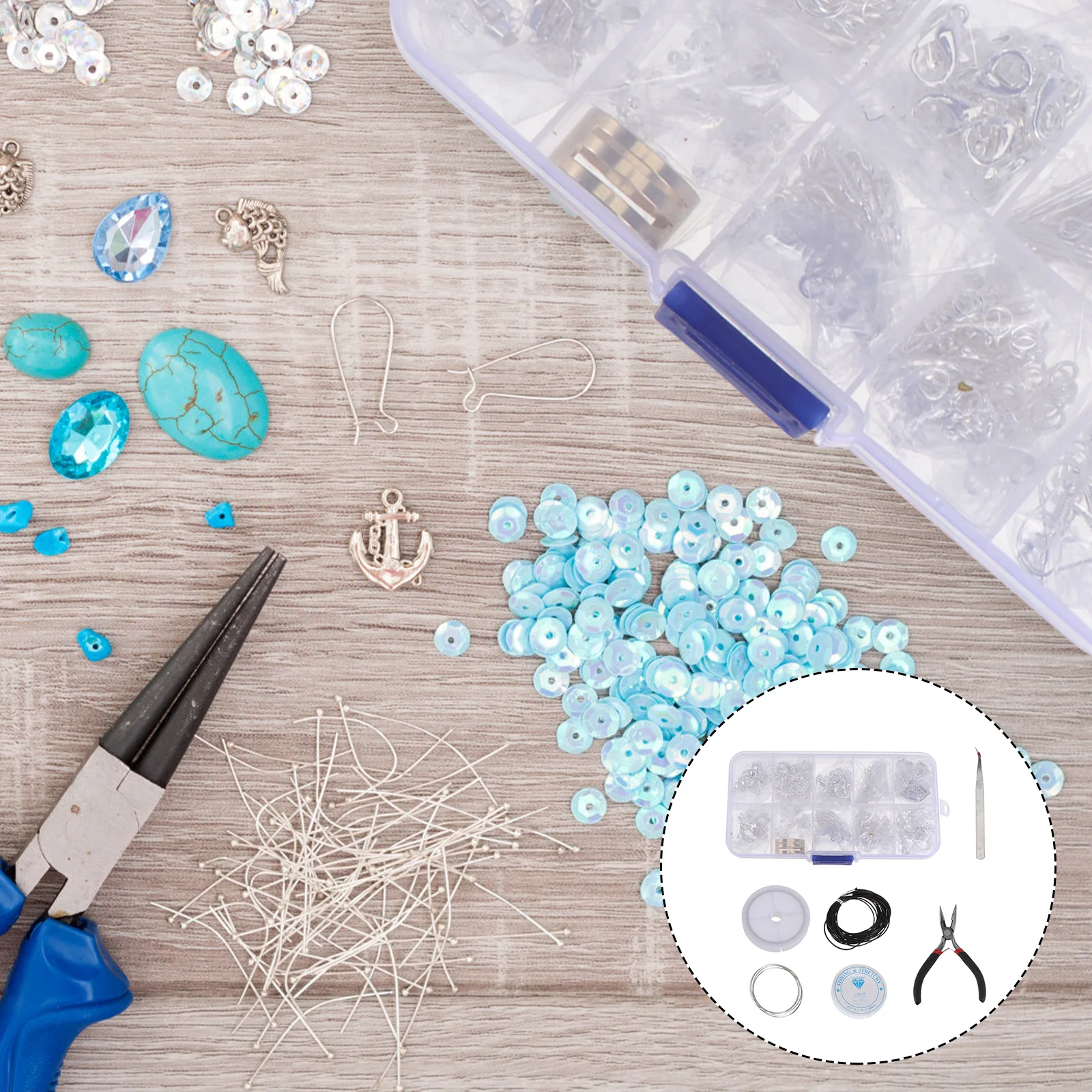 

Supplies Bracelets Kit Jewelry Accessories for Making Set Kits Adults Beginners