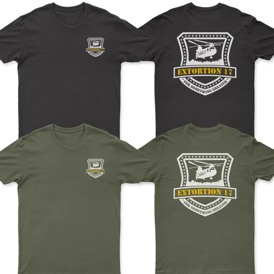 Naval SEALS EXTORTION 17 Seals Team Six Men T-Shirt Short Sleeve Casual Cotton O-Neck Summer Shirt
