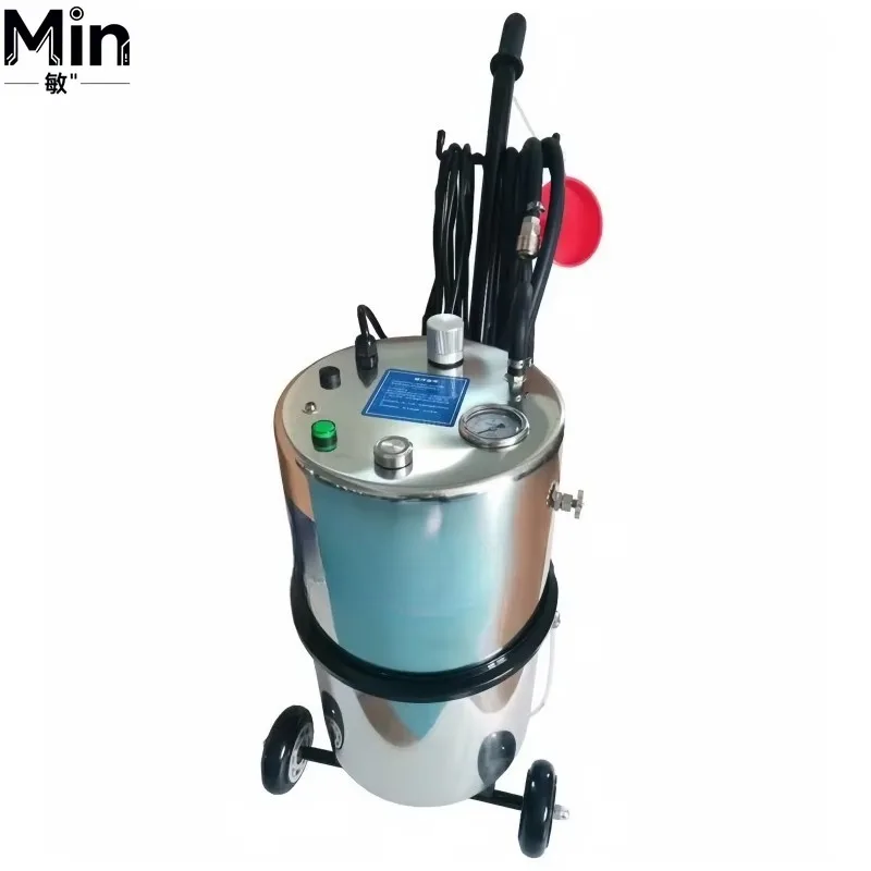 RA-9100 Stainless Steel Brake Fluid Replacement Tool Automatic Compression Oil Filling Discharging Machine for Garage