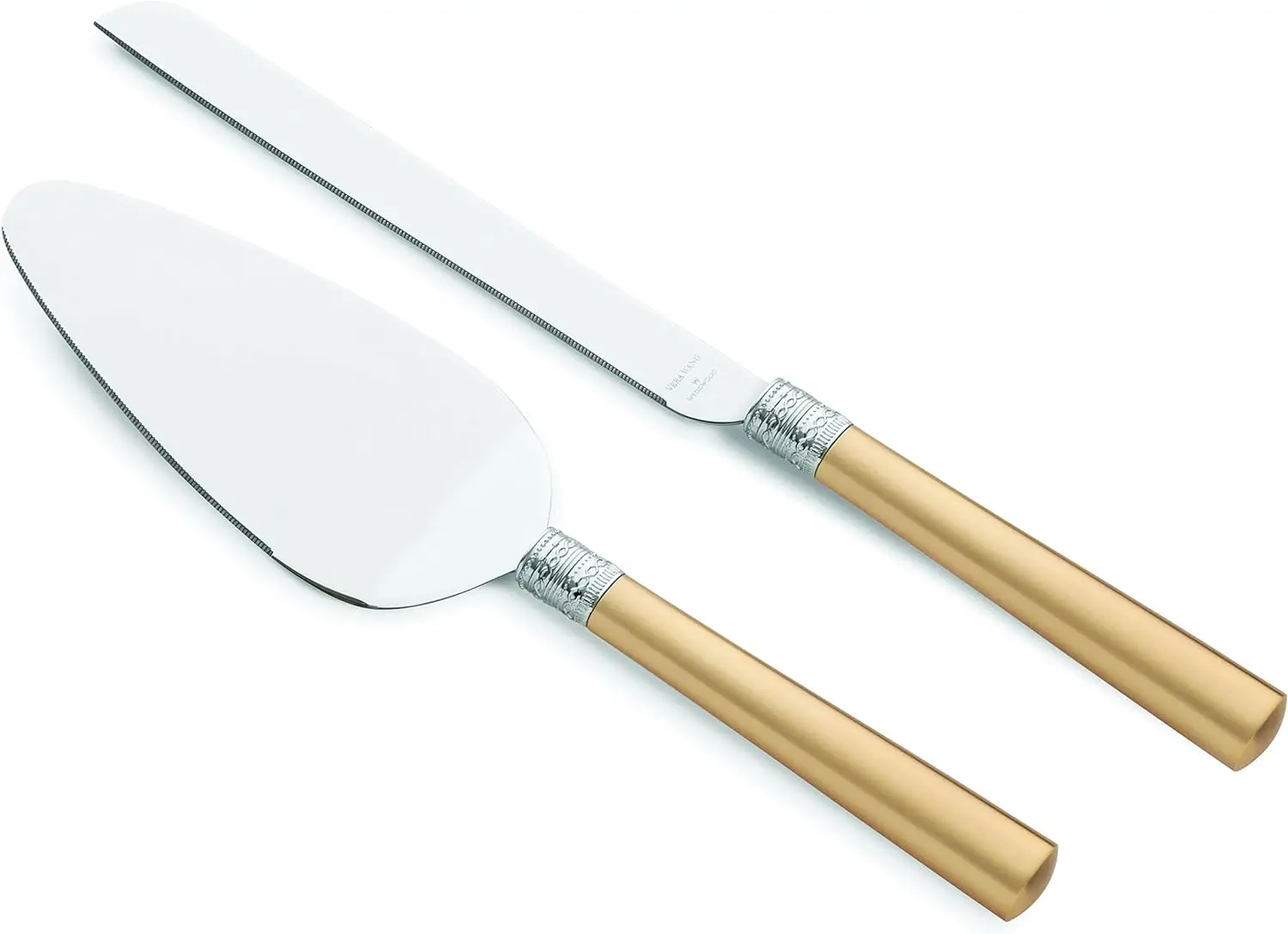 

Vera Wang with Love Cake Knife and Server, Gold