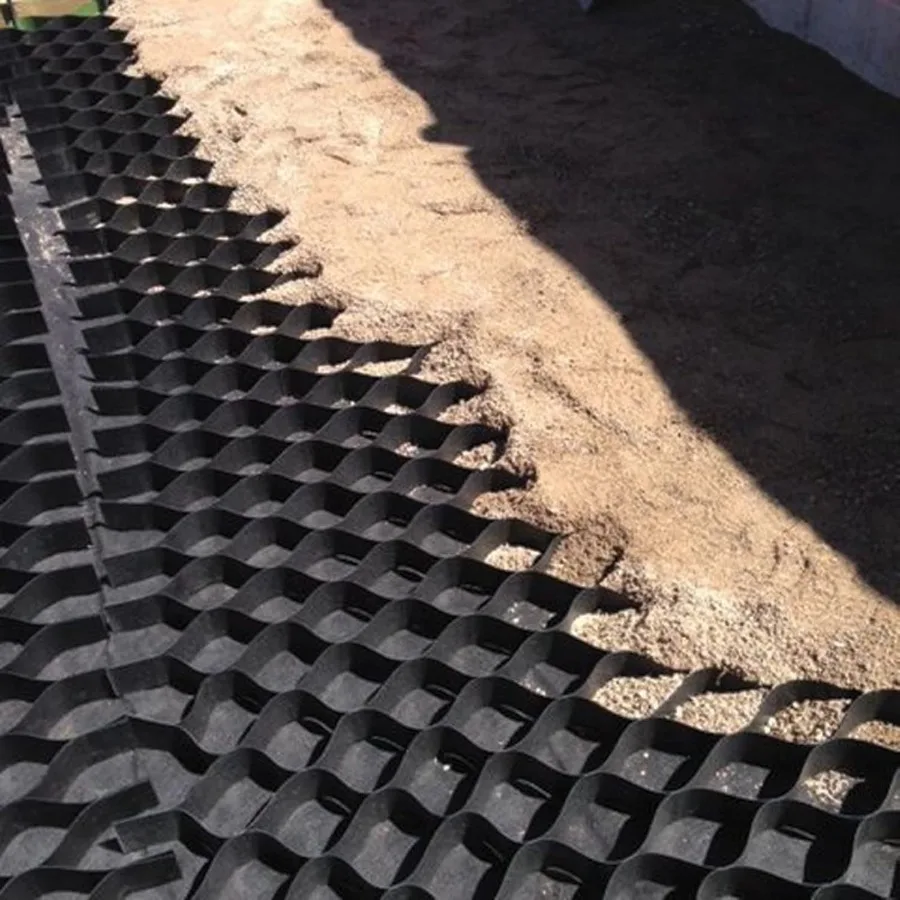 Geogrid cascalho estabilização pavimentadores de entrada de garagem grade de aterramento para retenção de parede de grama entrada de pavimentas sob pátio flexibilidade fo