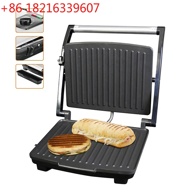 YAO Steak Oven SK-202 Sandwich maker 2000W Household oven Stainless steel Multi-function toaster High-power Double-sided heating