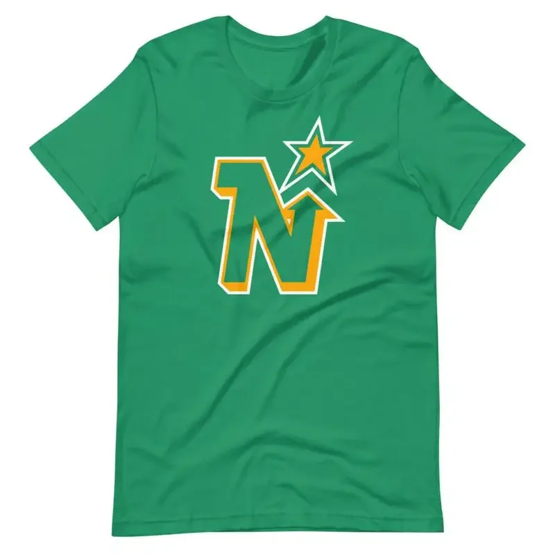 Minnesota North Stars Retro Defunct Hockey Team T Shirt