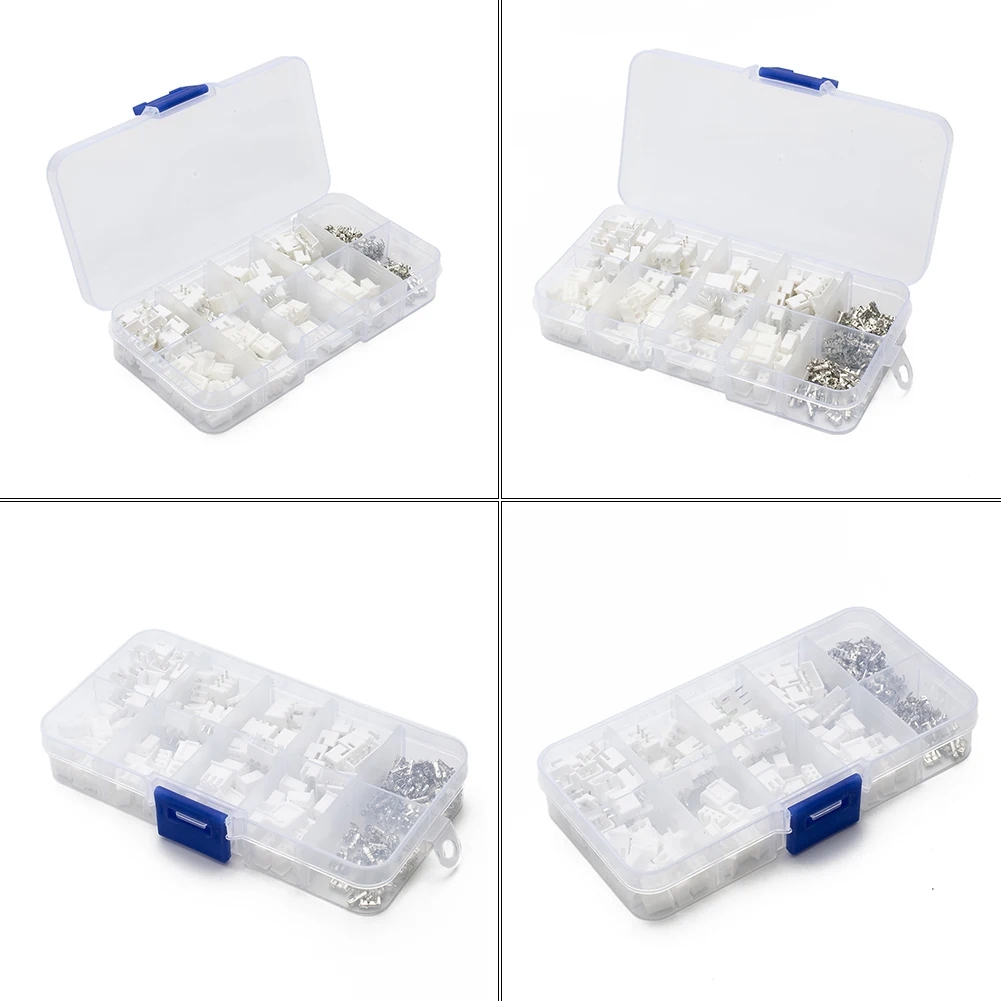 Electronic Terminal Housing Kit 250pcs 2.54mm Pitch PCB Connectors for Wire AWG#24 Through #32 Industrial Applications