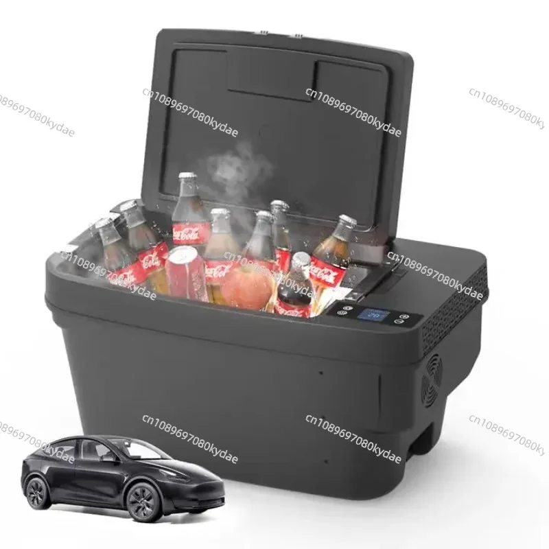 

35L Outdoor Travel Camping Car Freezer Portable Car Refrigerator Cooler Fridge for Tesla Model Y Model 3 Highland