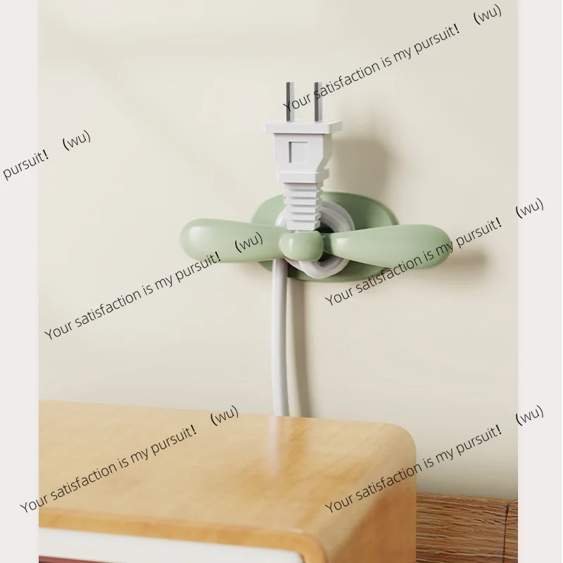 Kitchen wire winder Household wire manager Plug hook holder Winding clamp Power cord finishing artifact