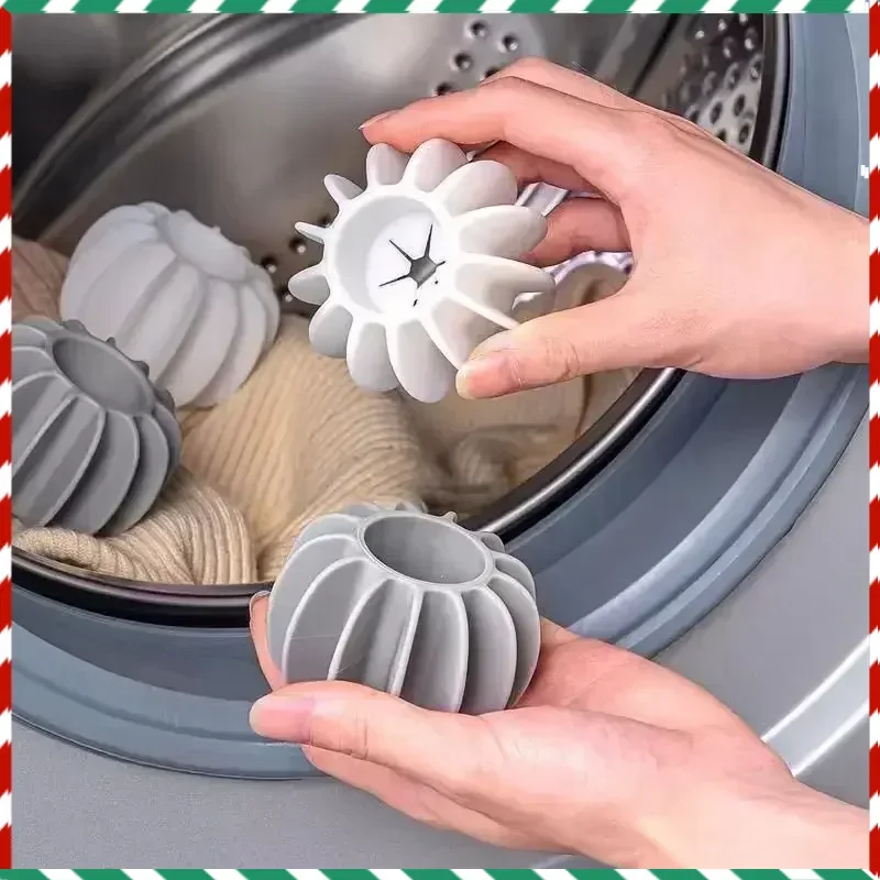 

Reusable Silicone Laundry Ball for Pet Hair Removal Clothes & Lint Hair Catcher for Washing Machines