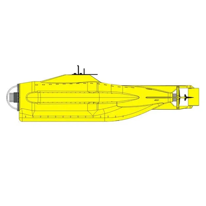 RC Model łodzi podwodnej Cyklop DIY pilot wykrywanie łodzi podwodnej Model statku zabawka prezent 3D drukowane gotowe łódź podwodna