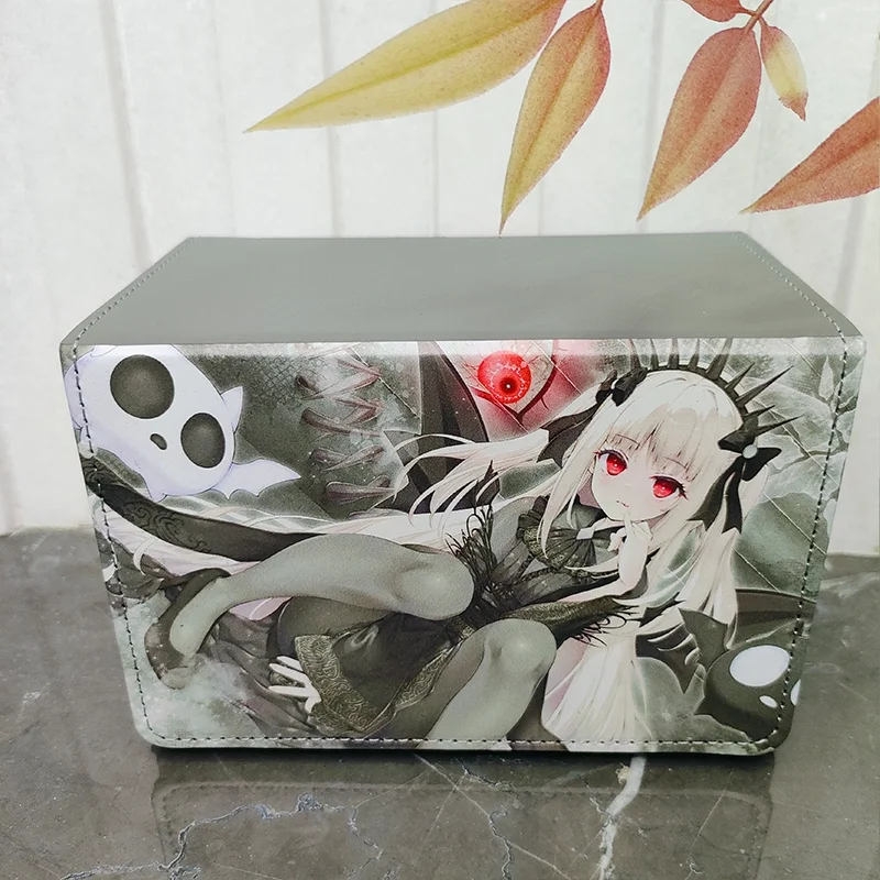 Anime Yugioh Abao Aku The Lightless Shadow Figure Deck Box Yu-Gi-Oh! Tcg Ocg Ptcg Cards Pu Leather Trading Storage Box Fans Gift view 2