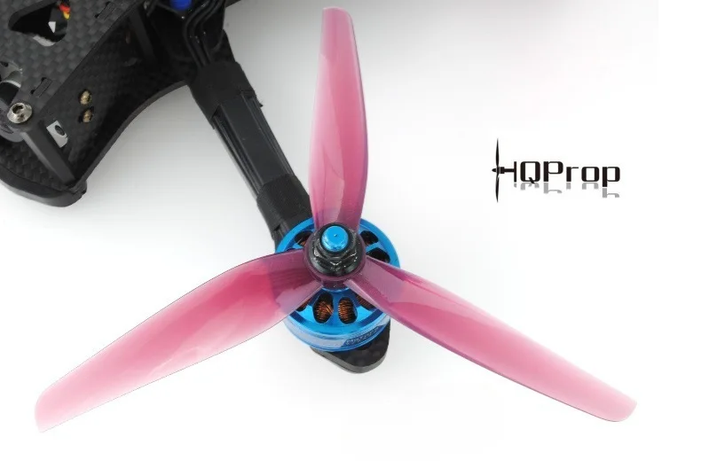 10Set HQProp & Ethix P3 5.1X3X3 (2 positive and 2 negative) three-leaf paddle, mustache flower flying paddle spiral