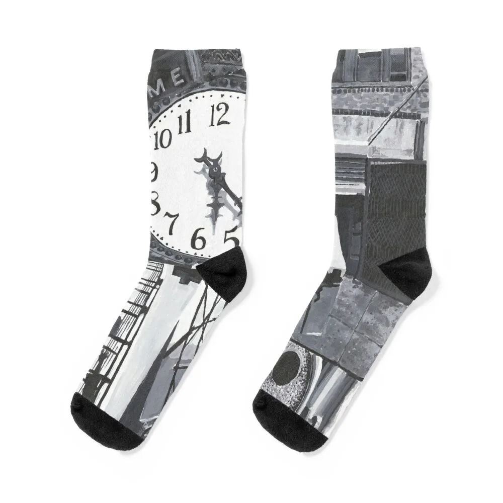 cityscape Socks Heating sock kids with print christmas gift Male Socks Women's Wholesale Heating sock heated Woman Socks Men's