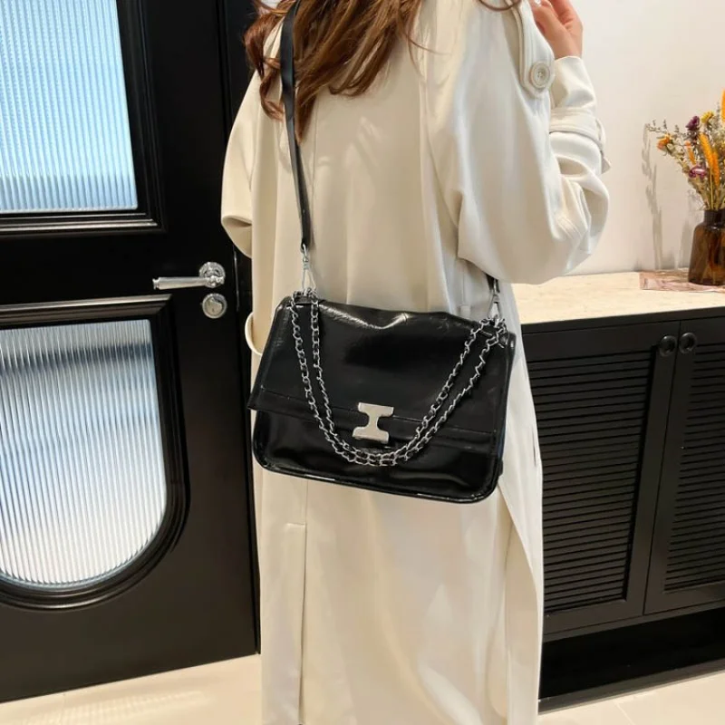 

Высококачественная женская сумка-мессенджер из кожи с узором «елочка», модный пригородный дизайн и шикарный парижский вид ​