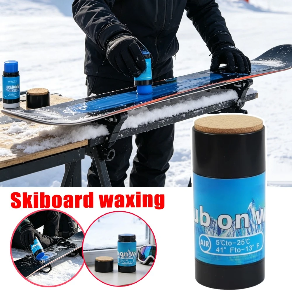Portable Ski Snowboard Waxing Kit Wax Scraper Wax Remover Speed Booster Ski Board Maintenance Care Set