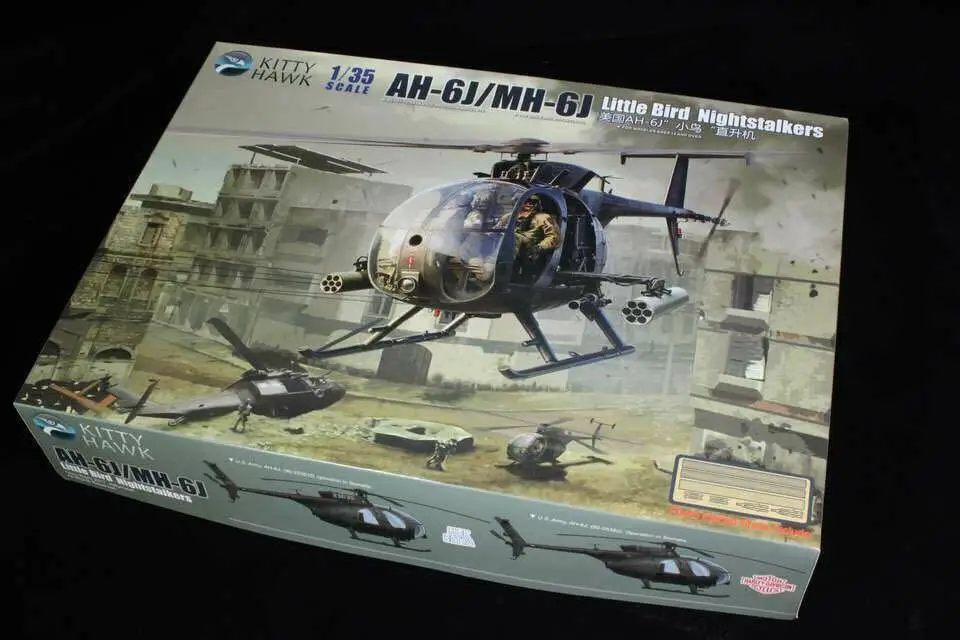 

Kitty Hawk 50003 1/35 AH-6J/MH-6J Little Bird Nightstalkers Plastic Model Kit